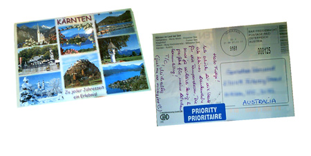 Kärnten Postkarte